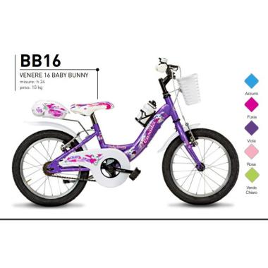 Bicicletta venere 16 bambina baby bunny bb16